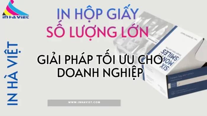 In hộp giấy số lượng lớn