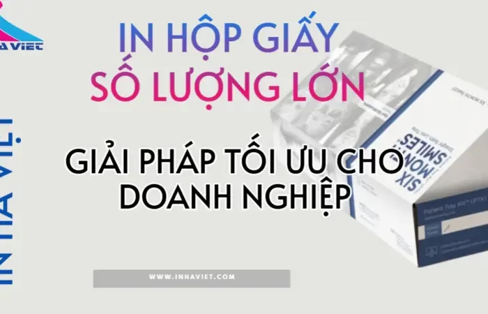 In hộp giấy số lượng lớn